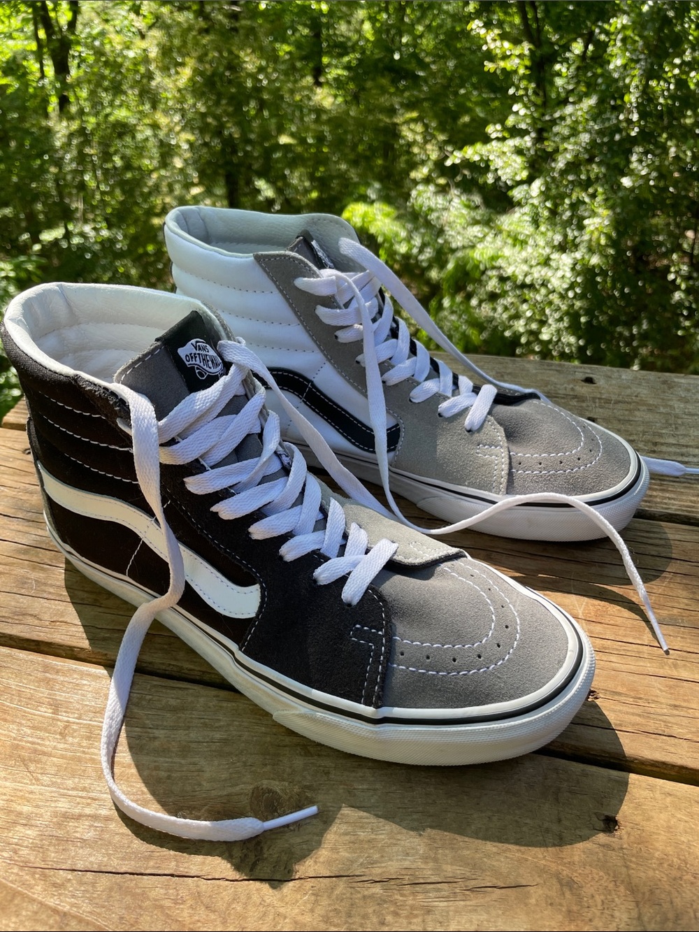 VANS OFF THE WALL SK8-HI MIX & MATCH BLACK/WHITE